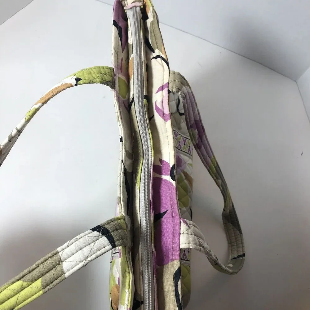 Vera Bradley Shoulder Bag Purse‎ Tote Portobello Road Zip Double Handle A2